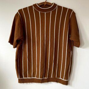 Authentic Brown Knit Sweater From the 70s!